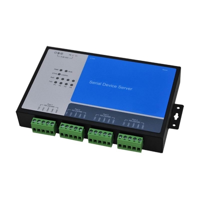 4-Port Serial to Ethernet Converter(Heavy-duty Indutrial Grade)